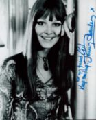 Actor, Jenny Hanley signed 10x8 black and white photograph, dedicated to and inscribed to Gil in