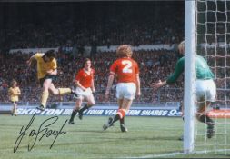 Frank Stapleton signed Arsenal 12x8 colour photo. Francis Anthony Stapleton (born 10 July 1956 in