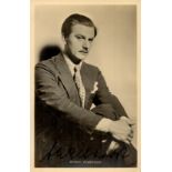 Anton Walbrook signed 6 x 4 black and white photo. Walbrook was an Austrian actor who settled in the