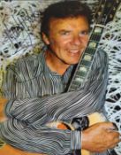 Singer, Marty Wilde signed 10x8 colour photograph signed in black marker pen. Wilde, MBE (born 15