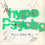 Hypo Psycho Band Multi Signed 'Public Enemy No:1' Vinyl sleeve with Vinyl included. Signed in Marker