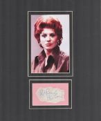 Actor, Pat Phoenix 12x10 matted signature piece featuring a colour photograph and a signed page by