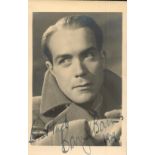 Barry K Barnes signed 6 x 4 black and white photo. Barry K. Barnes was an English film and stage