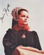 Actor, Geneviève Bujold signed 10x8 colour photograph pictured during her role as Anne Boleyn in the