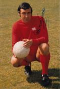 Autographed Peter Brabrook 12 X 8 Photo - Col, Depicting The Leyton Orient Winger Striking A Full