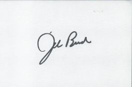 Jeb Bush signed 6 x 4 white card, Nicely signed in black sharpie pen. Jeb Bush American politician