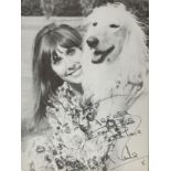 Anita Harris signed 6 x 5 black and white photo. Harris is an English actress, singer and