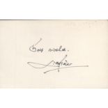 Lord Patrick Anson Lichfield signed 6 x 4 white card. Thomas Patrick John Anson, 5th Earl of