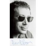 Comedian Ben Elton signed 6x4 black and white photo. Benjamin Charles Elton (born 3 May 1959) is