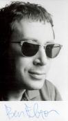Comedian Ben Elton signed 6x4 black and white photo. Benjamin Charles Elton (born 3 May 1959) is