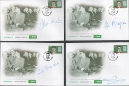 Football, Busby Babes collection of signed commemorative covers. Includes 4 covers signed by: signed