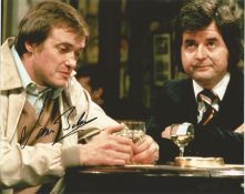 Actor James Bolam signed 10x8 colour photo from BBC 1960s sitcom The Likely Lads. James