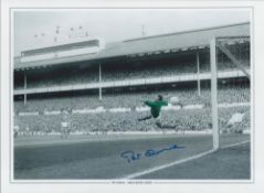 Football Pat Dunne signed 16x12 Manchester United colourised print. Good condition. All autographs