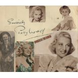 Polly Ward signed 6x6 album page. Polly Ward (born Byno Poluski; 30 June 1912–23 February 1987)