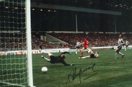Steve Heighway signed Liverpool 1974 FA Cup winners 12x8 colour photo. Good condition. All