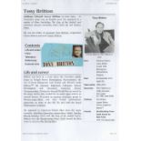 Tony Britton signed 4x3 irregular album page. Anthony Edward Lowry Britton (9 June 1924 – 22