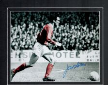 John Aston Manchester United Signed 10 X 12 Mount. Good condition. All autographs come with a