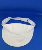 Tony Jacklin signed Golf Visor. Jacklin is a retired English golfer. He was the most successful