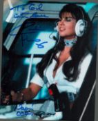Bond Girl, Caroline Munro signed 10x8 colour photograph, dedicated and inscribed in blue marker pen.