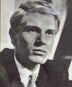 Adam Faith signed 9x7 black and white magazine photo. Good condition. All autographs come with a