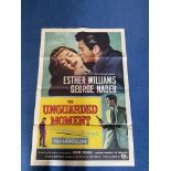 The Unguarded Moment Colour Movie Poster From 1956 Starring Esther Williams. 56 of 431 Posters