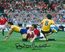 Brian Talbot signed Arsenal 10x8 colour photo. Brian Ernest Talbot (born 21 July 1953) is an English