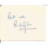 Author Doctor in the House Richard Gordon signed card. Richard Gordon (born Gordon Stanley Benton,