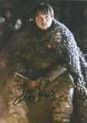 Actor John Bradley signed 12x8 colour photo in character as Samwell Tarly in the HBO fantasy TV