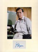 Actor, Jack Klugman matted 16x12 signature piece featuring a colour photograph and a signed page