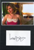 Dido 12x8 mounted signature piece includes signed album page and colour photo. Good condition. All