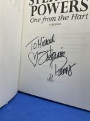 Stephanie Powers signed hardback book titled One From the Hart signature on the inside title page