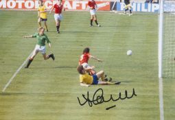 Alan Sunderland signed Arsenal 12x8 colour photo. Alan Sunderland (born 1 July 1953) is an English