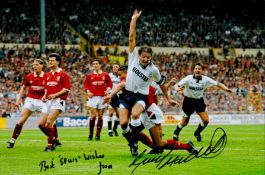 Gary Mabbutt signed Tottenham Hotspur 12x8 colour photo. Gary Vincent Mabbutt MBE (born 23 August