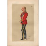 Vanity Fair 14x10 vintage Print titled: Our Soldier Prince, dated August 2nd 1890. Good condition.