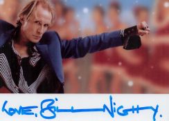 Actor Bill Nighy signed 6x4 colour photo. William Francis Nighy ( born 12 December 1949) is an