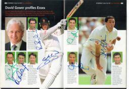 Official match programme signed for the 1997 NatWest Trophy Final played between Essex and