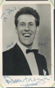 Bruce Forsyth signed 6x4 vintage black and white photo dedicated. Sir Bruce Joseph Forsyth-Johnson