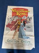 The Vagabond King 1956 Colour Movie Poster Starring Kathryn Grayson. NSS number 56 423. Printed in