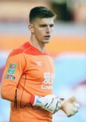 Nick Pope signed Burnley F.C 12x8 colour photo. Good condition. All autographs come with a