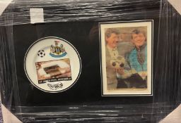 Kevin Keegan and Terry McDermott Personally Signed Newspaper Clipping and Newcastle United St