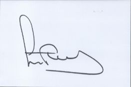 Sir Tony McCoy, Jockey And Horse Racing Legend Signed 6 x 4 White Card. Good condition. All