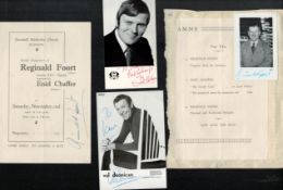 Superb Vintage TV Entertainment Collection of 3 Signatures on Photos. Signatures include Val