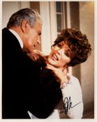 Actor Joan Collins signed 10x8 colour photo. Dame Joan Henrietta Collins DBE (born 23 May 1933) is