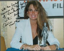 Bond Girl, Caroline Munro signed 8x10 colour photograph, inscribed in black marker pen with the