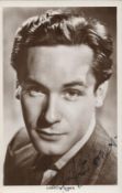 Griffith Jones signed 6x4 vintage black and white photo. Griffith Jones (born Harold Jones; 19