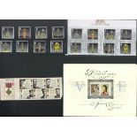 Stamp collection includes The Diamond Jubilees stamp presentation, 2, The Crown Jewels stamp