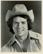 Tom Wopat signed 10x8 black and white photo. Dedicated. Starred as Luke in Dukes of Hazard. Good