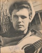 Duane Eddy signed 10x8 black and white magazine photo. Good condition. All autographs come with a