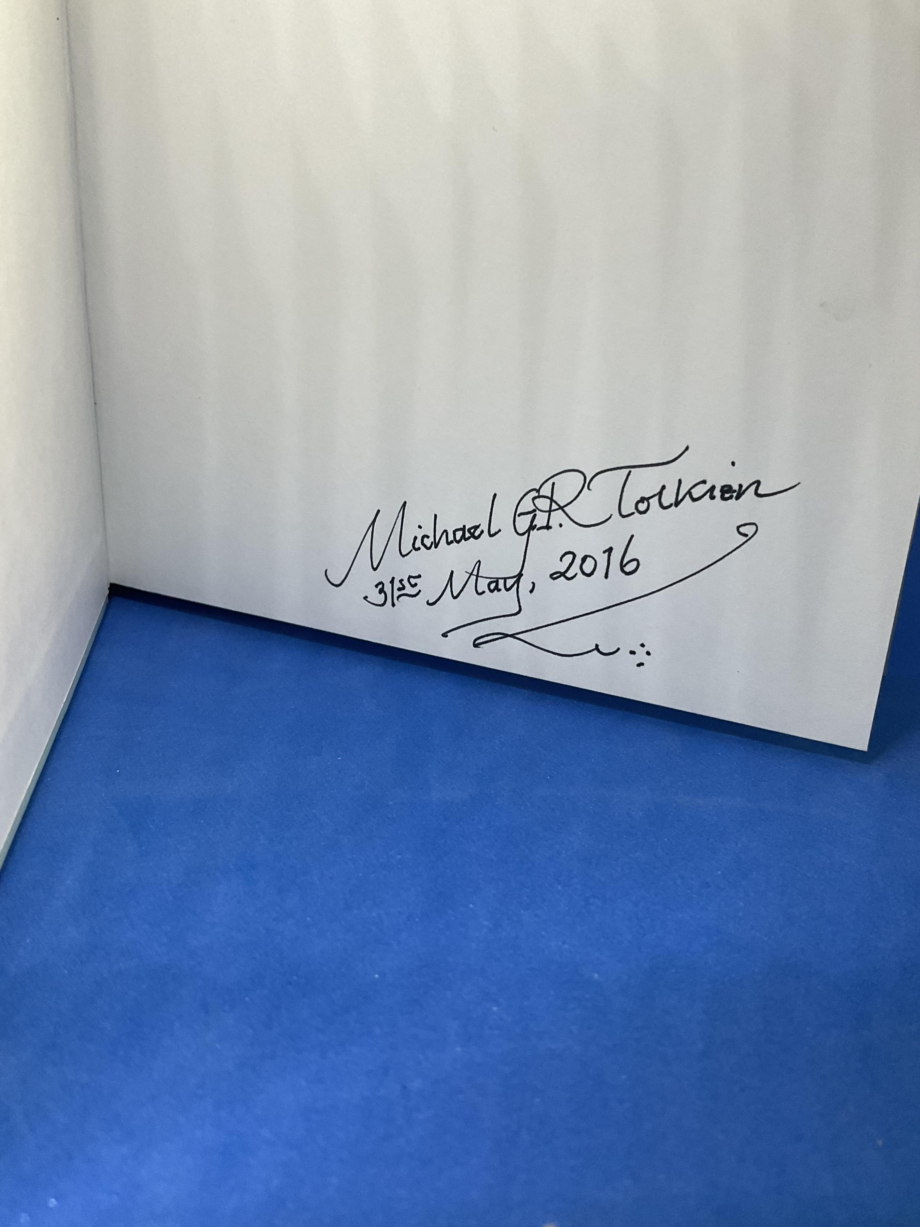 Michael Tolkien signed hardback book titled Rainbow signed on the inside page dated 31st May 2016