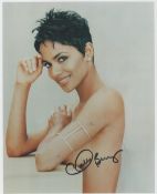 Actor, Halle Berry signed 10x8 colour photograph. Berry is known for roles including Monster's
